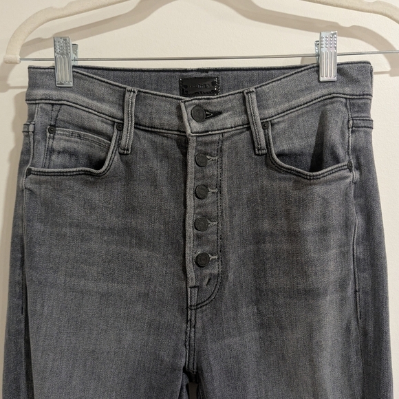 MOTHER The Pixie Dazzler Ankle Fray In Digging Up Dirt - Picture 3 of 10